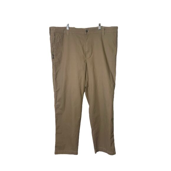 Columbia Other - Columbia Men's Dark Khaki Cotton Blend Cargo Pants Size 44x30